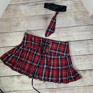 School Girl Plaid Costume/Lingerie